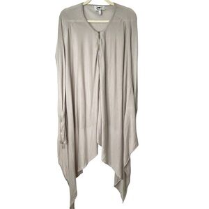 Y London Zipper Oversized Flowy Cardigan Lagenlook Medium
